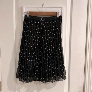 Polka Dot Midi Skirt